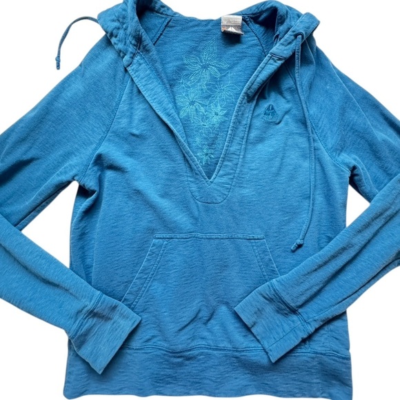 Nike ACG Vintage Drawstring Hoodie Blue Raglan Sleeve Kanga Pocket Size Medium - Picture 2 of 11